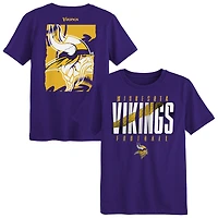 T-shirt violet « Posterize » des Vikings du Minnesota pour enfants d'âge préscolaire