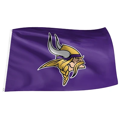 Drapeau violet Minnesota Vikings 3 pi x 5 pi