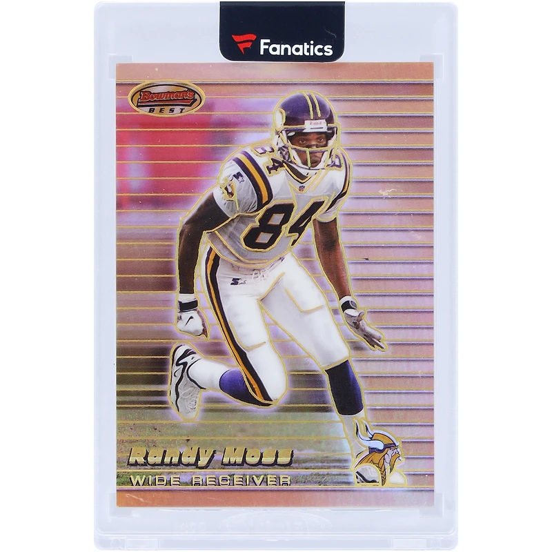 Randy Moss Minnesota Vikings 1999 Bowman's Best Refractor #1 #201/400 Rookie Card