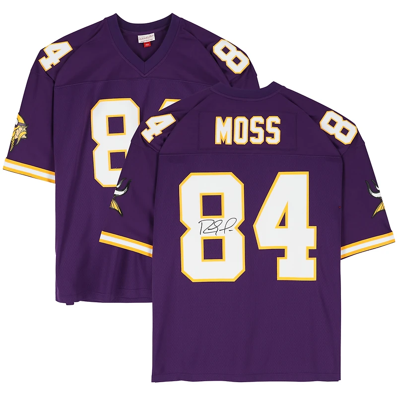 Randy Moss Minnesota Vikings Autographed Purple Mitchell & Ness Legacy Replica Jersey