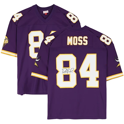 Randy Moss Minnesota Vikings Autographed Purple Mitchell & Ness Legacy Replica Jersey