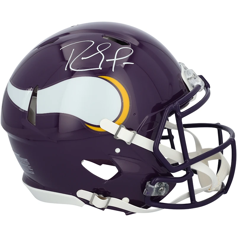 Randy Moss Minnesota Vikings Autographed Riddell 1983-2001 Throwback Speed Authentic Helmet