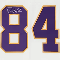Maillot Mitchell & Ness Legacy blanc autographié par Randy Moss des Vikings du Minnesota