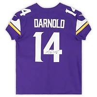 Maillot Nike Elite violet autographié par Sam Darnold des Minnesota Vikings