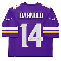 Maillot Nike Elite violet autographié par Sam Darnold des Minnesota Vikings