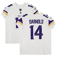 Maillot Nike Elite blanc autographié par Sam Darnold des Minnesota Vikings