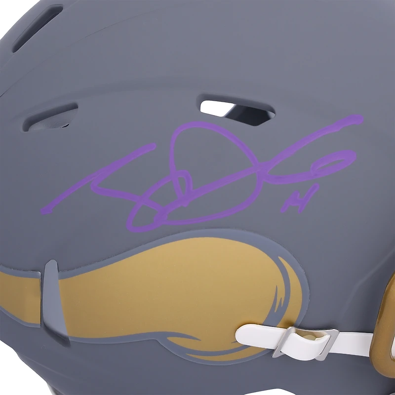 Casque Riddell Slate Speed ​​Mini autographié par Sam Darnold des Minnesota Vikings 2024