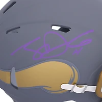 Casque Riddell Slate Speed ​​Mini autographié par Sam Darnold des Minnesota Vikings 2024