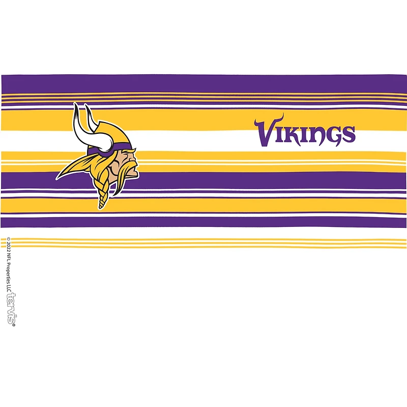 Tervis Minnesota Vikings 16oz. Gobelet classique à rayures Hype