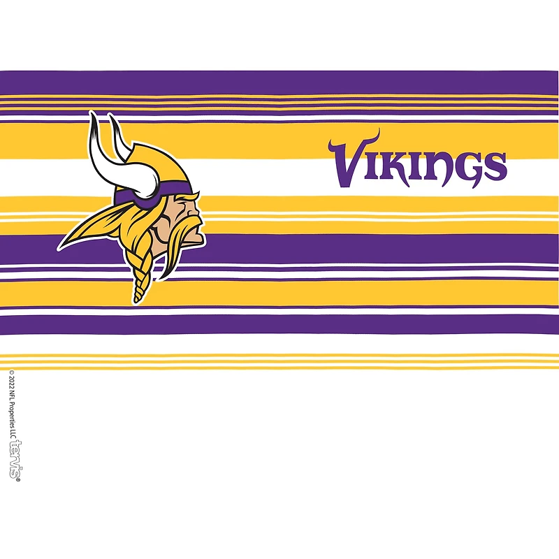 Tervis Minnesota Vikings 24oz. Gobelet classique à rayures Hype
