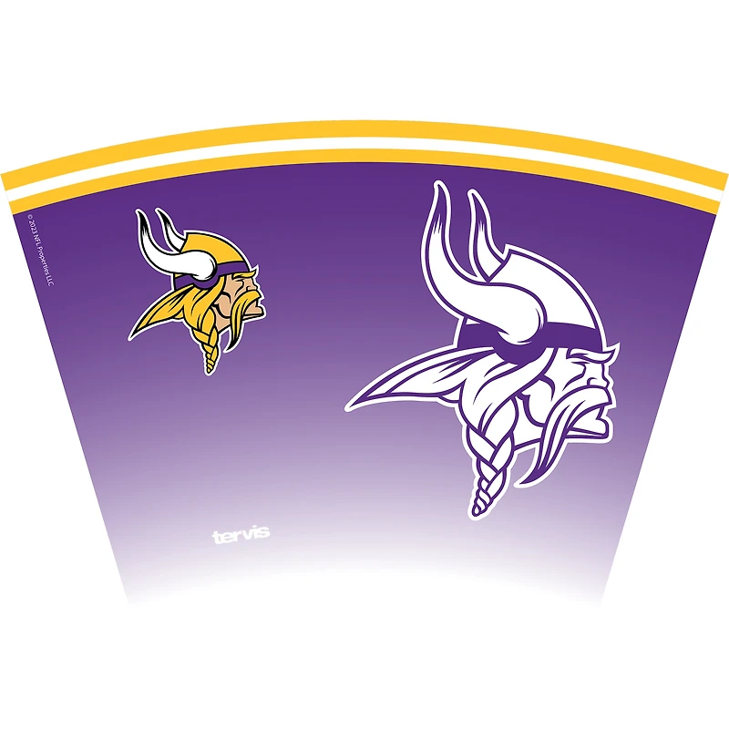 Tervis Minnesota Vikings 24oz NFL 2 PACK Véritable et éternel Fan