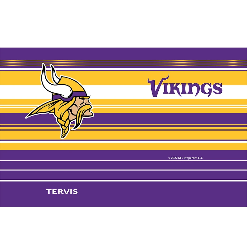 Tervis Vikings du Minnesota 30oz. Gobelet à rayures Hype