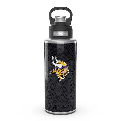 Tervis Vikings du Minnesota 32oz. Bouteille d'eau en cuir à large goulot
