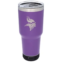 The Memory Company Vikings du Minnesota 30oz. Gobelet Bluetooth LED en acier inoxydable