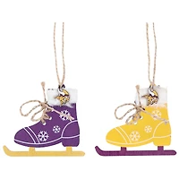 The Memory Company Minnesota Vikings Lot de deux décorations pour patins à glace