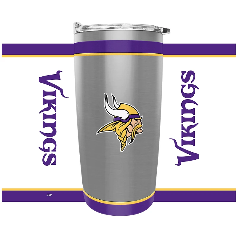 Le Sports Vault Vikings du Minnesota 20 oz. Gobelet en acier inoxydable
