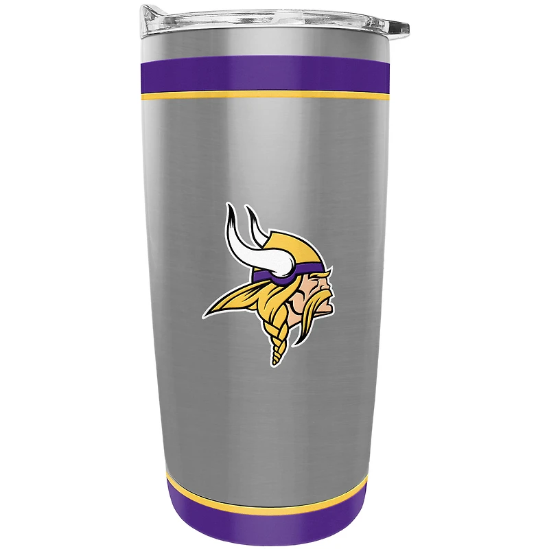 Le Sports Vault Vikings du Minnesota 20 oz. Gobelet en acier inoxydable