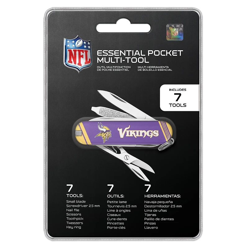The Sports Vault Minnesota Vikings - Outil multifonction de poche essentiel