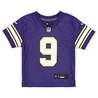Maillot de jeu classique violet Nike J.J. McCarthy pour tout-petit des Minnesota Vikings