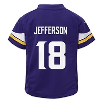 Maillot de match Nike Justin Jefferson violet pour tout-petit des Vikings du Minnesota, modèle