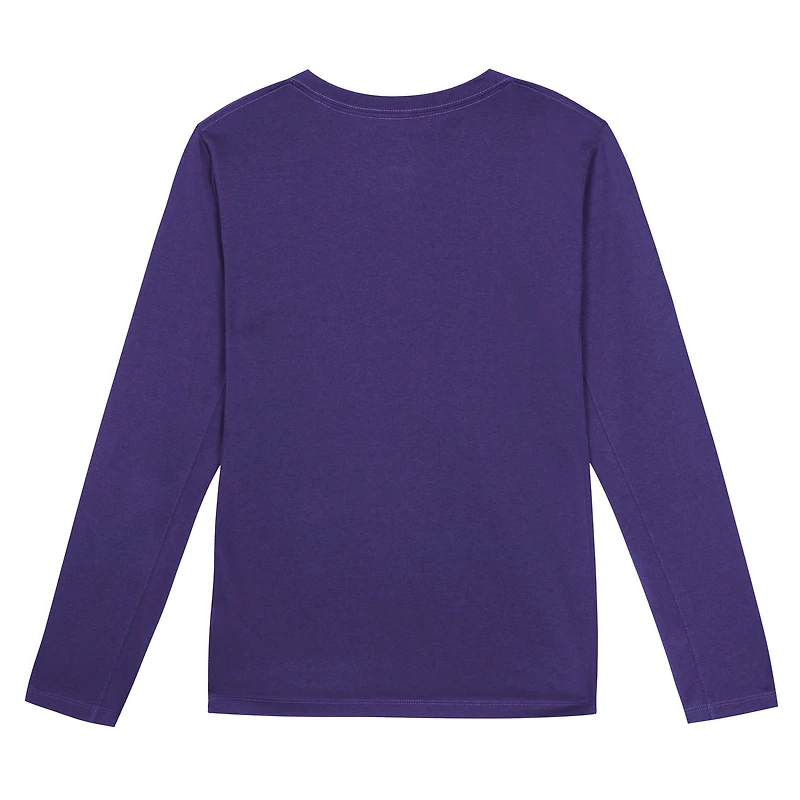 T-shirt de performance à manches longues Nike violet pour tout-petit des Minnesota Vikings Primetime Legend Icon