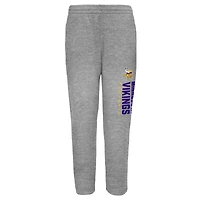 Ensemble sweat-shirt et pantalon Outerstuff gris chiné Minnesota Vikings pour tout-petit