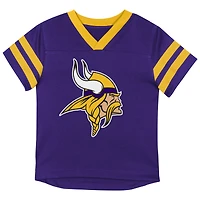 Toddler Outerstuff Purple/Gold Minnesota Vikings Red Zone V-Neck T-Shirt & Pants Set