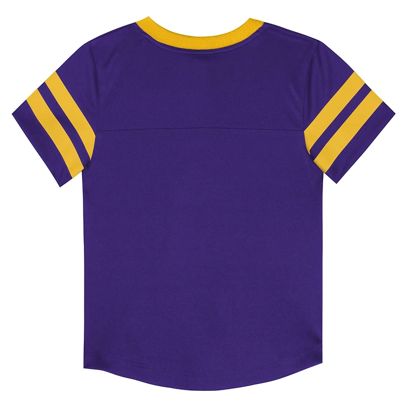 Toddler Outerstuff Purple/Gold Minnesota Vikings Red Zone V-Neck T-Shirt & Pants Set