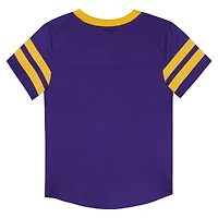 Toddler Outerstuff Purple/Gold Minnesota Vikings Red Zone V-Neck T-Shirt & Pants Set