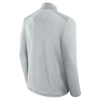 Unisex Fanatics Gray/Heather Gray Minnesota Vikings Front Office Tonal Full-Zip Jacket