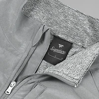 Unisex Fanatics Gray/Heather Gray Minnesota Vikings Front Office Tonal Full-Zip Jacket
