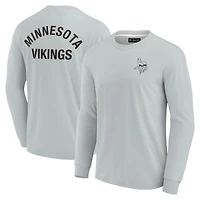 Unisex Fanatics Khaki Minnesota Vikings Elements Super Soft Long Sleeve T-Shirt
