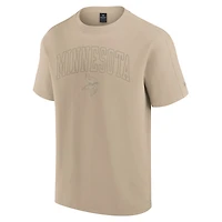Unisex Fanatics Khaki Minnesota Vikings Elements Heavyweight Tri-Blend T-Shirt