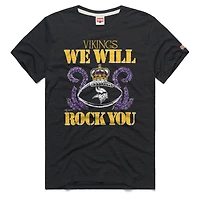 T-shirt unisexe Hommage Charcoal Minnesota Vikings 2026 NFL Calendar Queen Tri-Blend