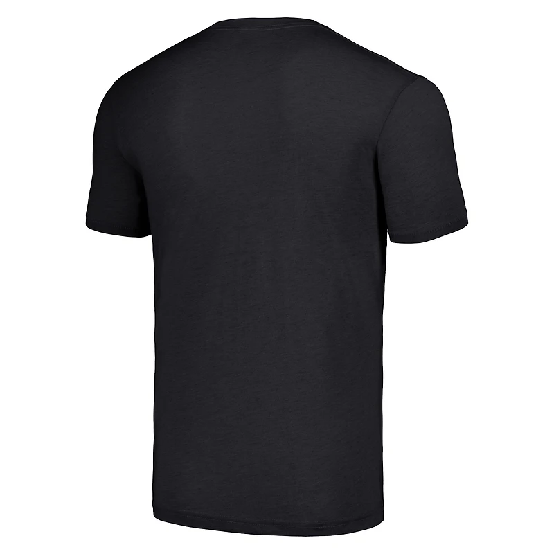 Unisex Homage  Charcoal Minnesota Vikings Monsters of the Gridiron Halloween Tri-Blend T-Shirt