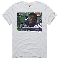 Unisex Homage Randy Moss Ash Minnesota Vikings Pay Tri-Blend T-Shirt
