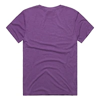 T-shirt unisexe hommage à Randy Moss, violet, Minnesota Vikings, NFL Topps Trading Card, mélange de trois matières