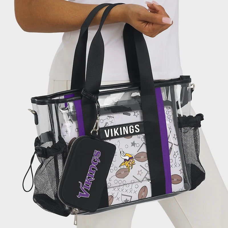 Sac bébé transparent WEAR by Erin Andrews Minnesota Vikings