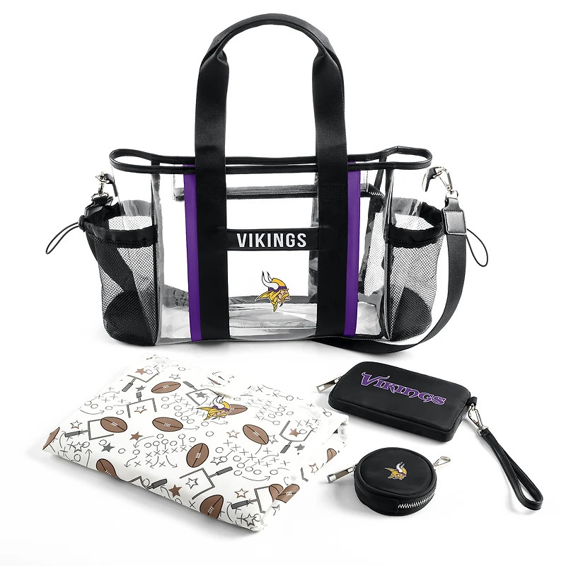 Sac bébé transparent WEAR by Erin Andrews Minnesota Vikings