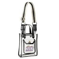 Sac à main transparent WEAR by Erin Andrews Minnesota Vikings Stadium avec pochette à monnaie