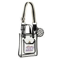 Sac à main transparent WEAR by Erin Andrews Minnesota Vikings Stadium avec pochette à monnaie