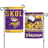 WinCraft Minnesota Vikings Drapeau de jardin 2 faces 12'' x 18''