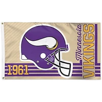 WinCraft Minnesota Vikings 3' x 5' Established Deluxe - Drapeau simple face
