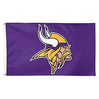 WinCraft Minnesota Vikings Drapeau simple face avec logo principal 3 pi x 5 pi