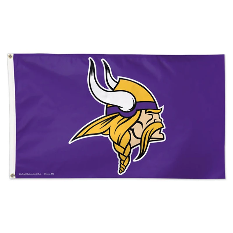 WinCraft Minnesota Vikings Deluxe Drapeau 3 pi x 5 pi