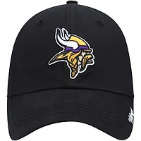 Women's '47 Black Minnesota Vikings Miata Clean Up Secondary Adjustable Hat