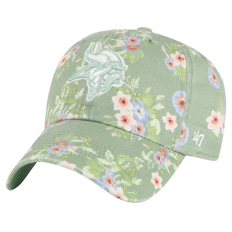 Casquette réglable '47 verte Minnesota Vikings Meadow Garden Clean Up pour femmes