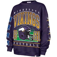 Sweat-shirt oversize violet « 47 » des Vikings du Minnesota pour femme
