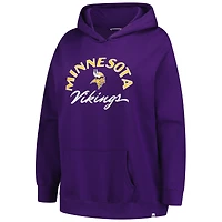 Sweat à capuche violet Whirlwind Naomi pour femme, grande taille, édition 47, des Vikings du Minnesota