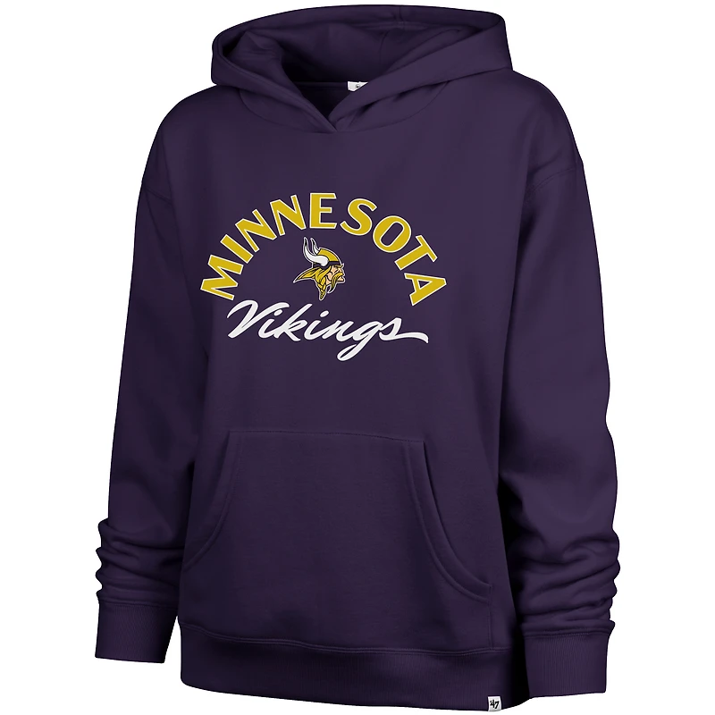 Sweat à capuche violet Whirlwind Naomi '47 pour femme des Vikings du Minnesota